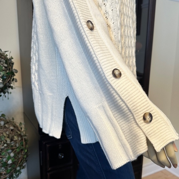 Gant wool cashmere oversized cable sweater - Picture 6 of 16